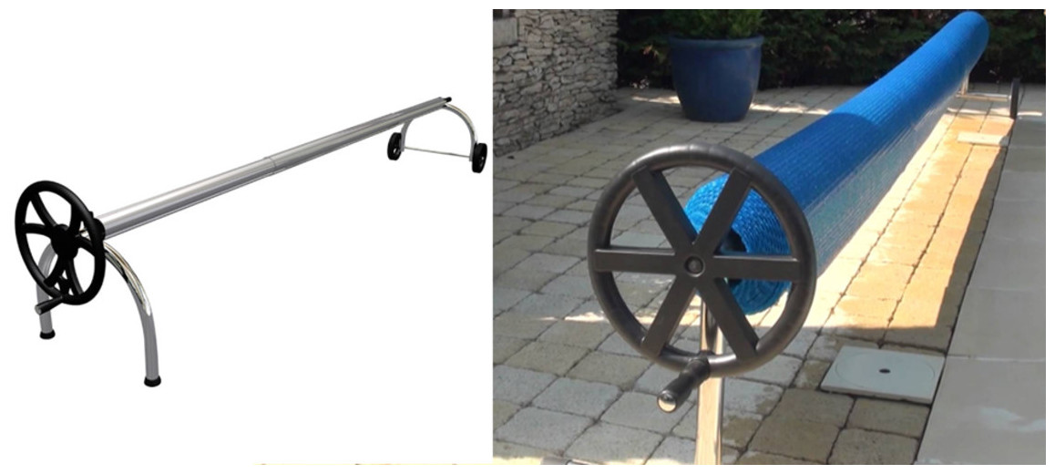 enrouleur pour bâches à bulles 