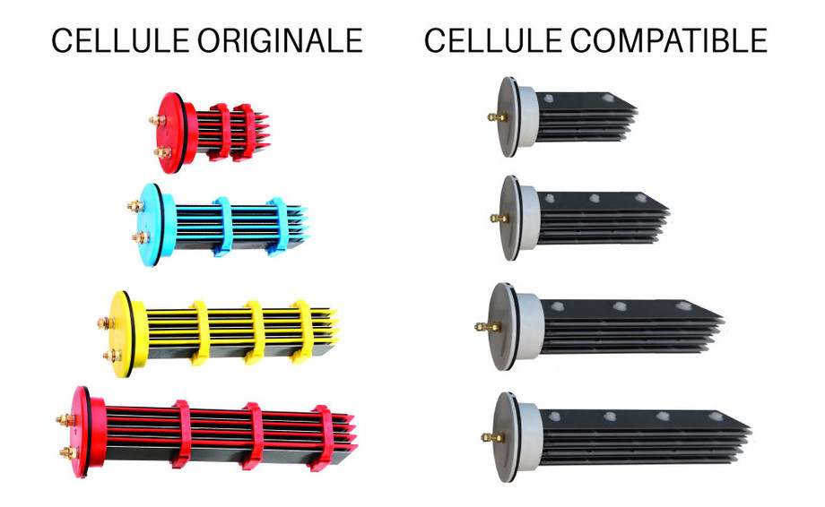 Cellule d'électrolyse compatible avec les électrolyseurs Pacific Sel® 