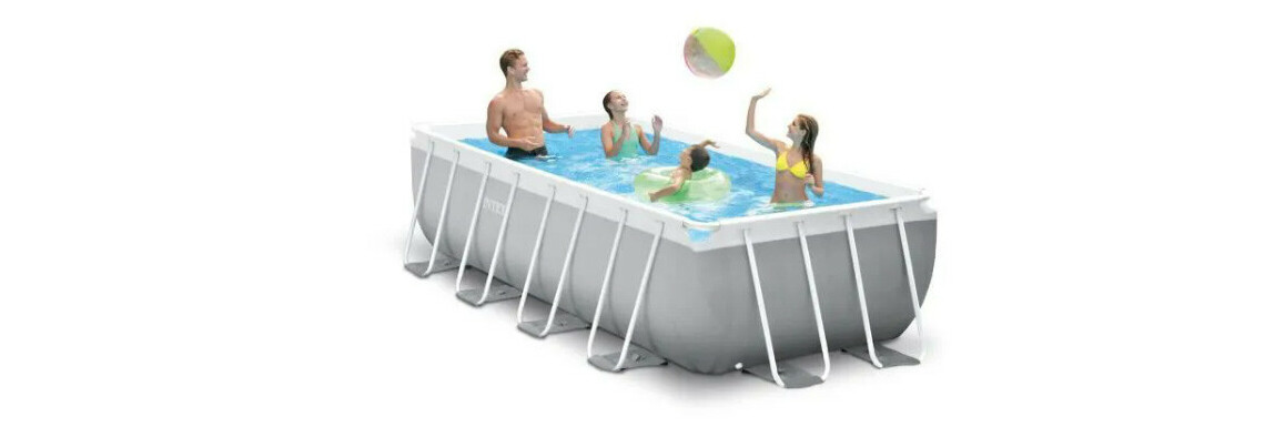 Piscine hors sol Prism Frame rectangle 4.00 x 2.00 x 1.00 m