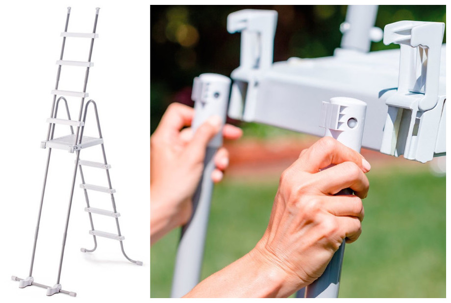 Echelle pour piscine hors-sol Intex hauteur 132 cm