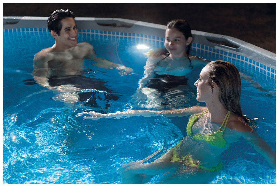 Lampe LED magnétique pour piscine hors-sol Intex