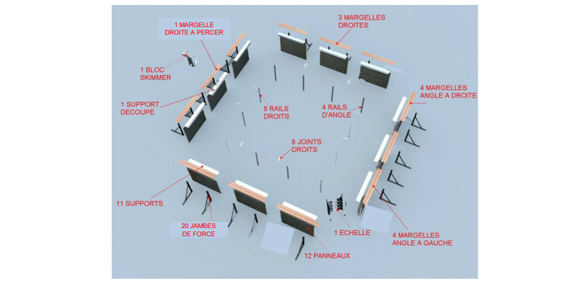 structure piscine bois waterclip solta