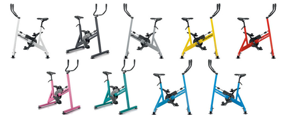 Vélo de piscine Aquaness Aquabike V2 - peinture epoxy 9 couleurs