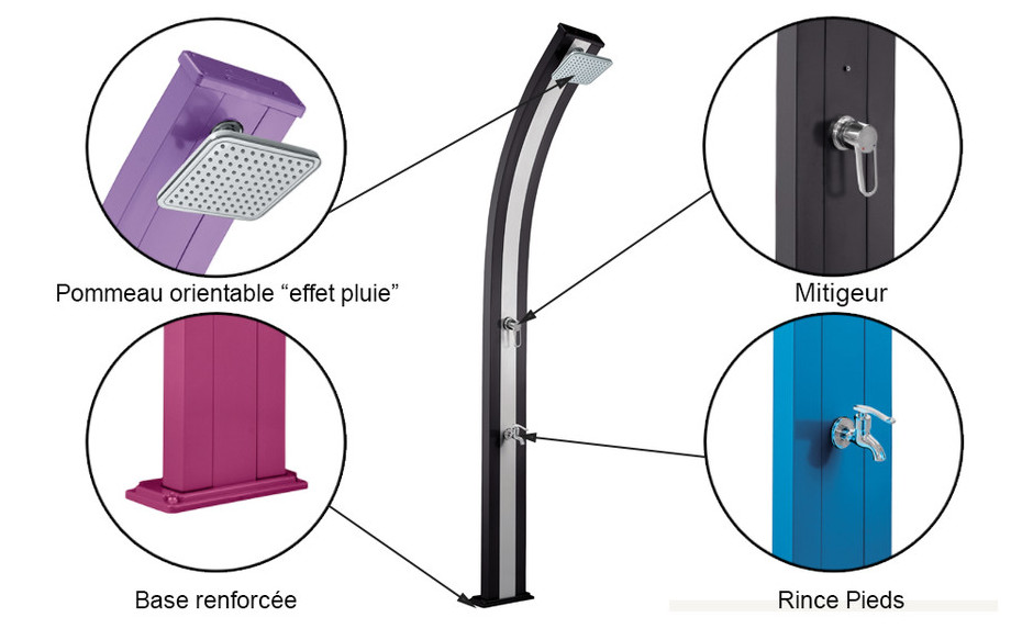 descriptif de la douche solaire so spring formidra