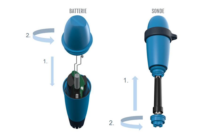 batterie et sonde blue connect plus