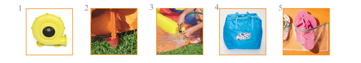 accessoires de l'aire de jeux gonflable tsunami bestway