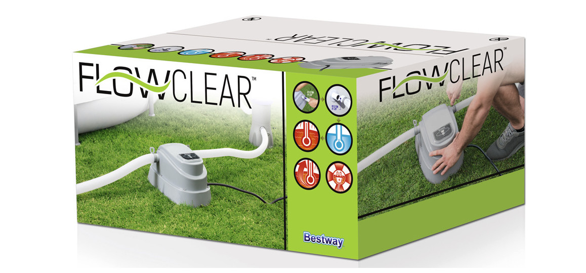 emballage du réchauffeur pour piscine hors sol et spa bestway