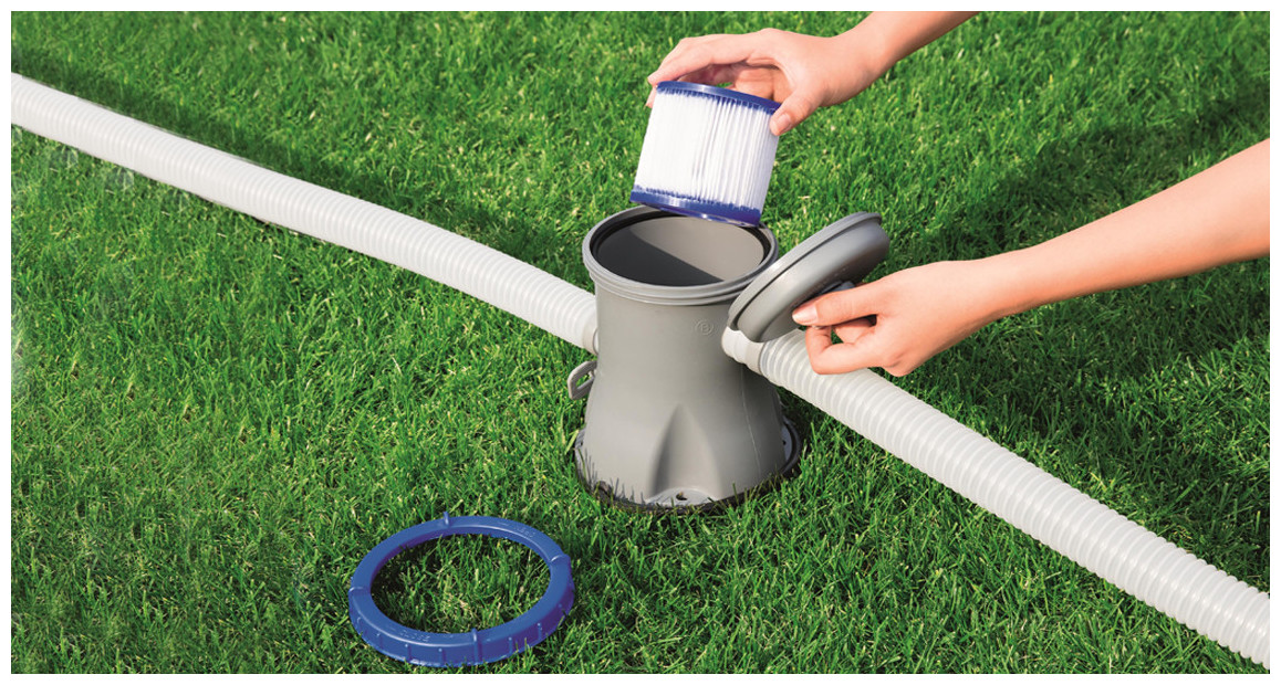 instllation de la cartouche filtrante bestway