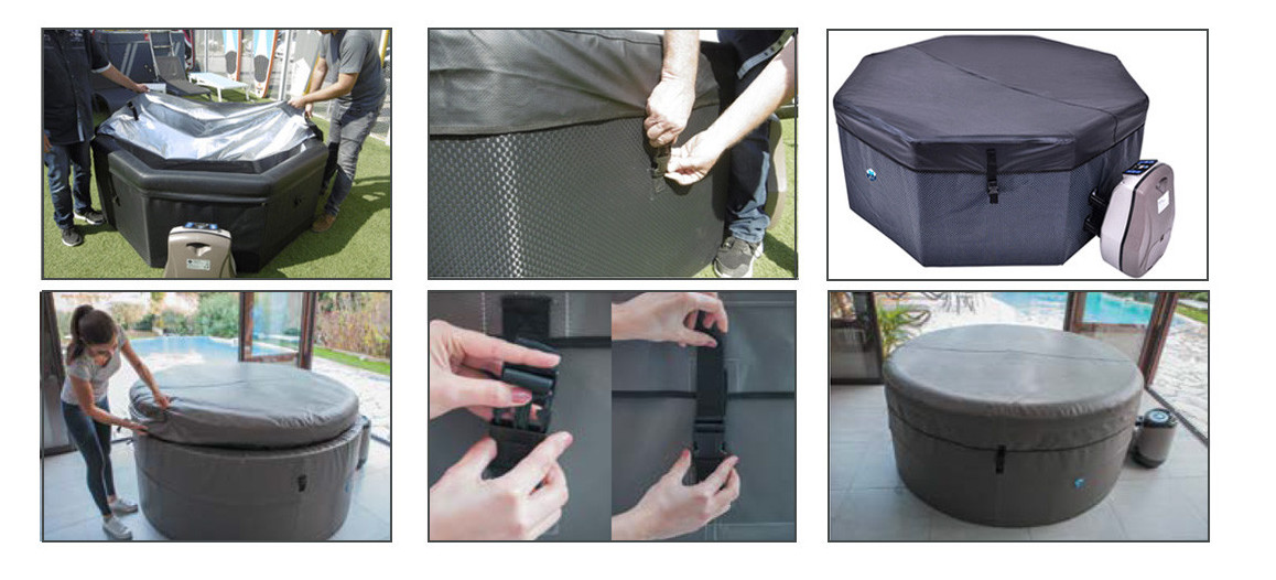 couverture du spa netspa en situation