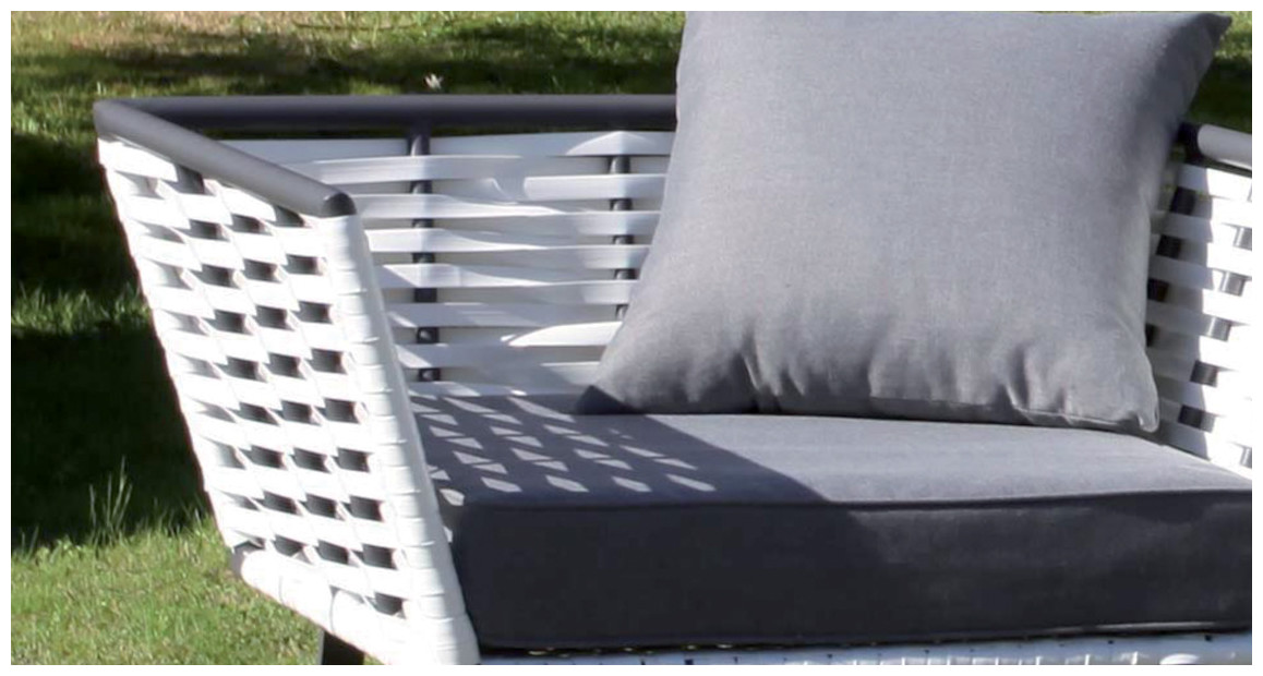 détail du fauteuil d'extérieur horizon 
