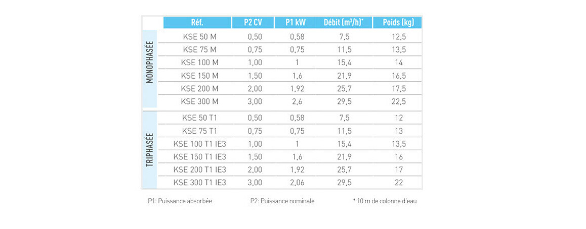 caractéristiques de la pompe de filtration pour piscine Kripsol Koral