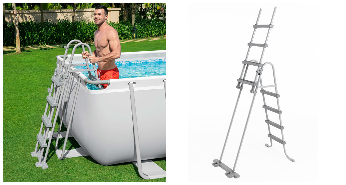 échelle d'accès piscine hors sol bestway 122 cm