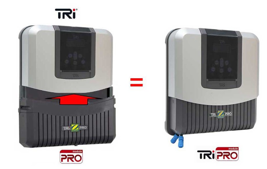 Pack électrolyseur Zodiac TRi Pro en situation