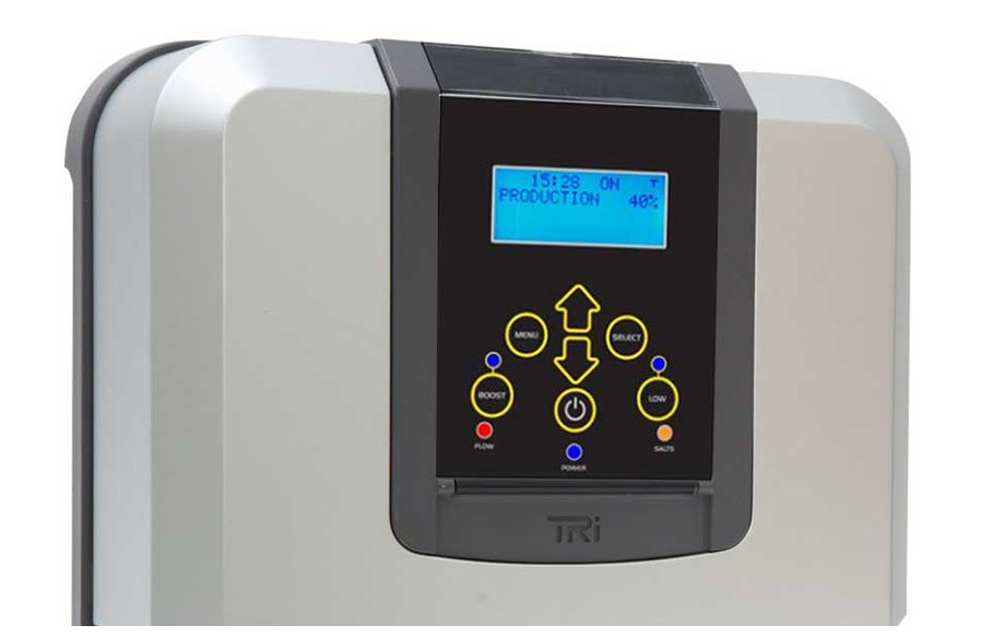 commande de l'électrolyseur Zodiac Tri en situation