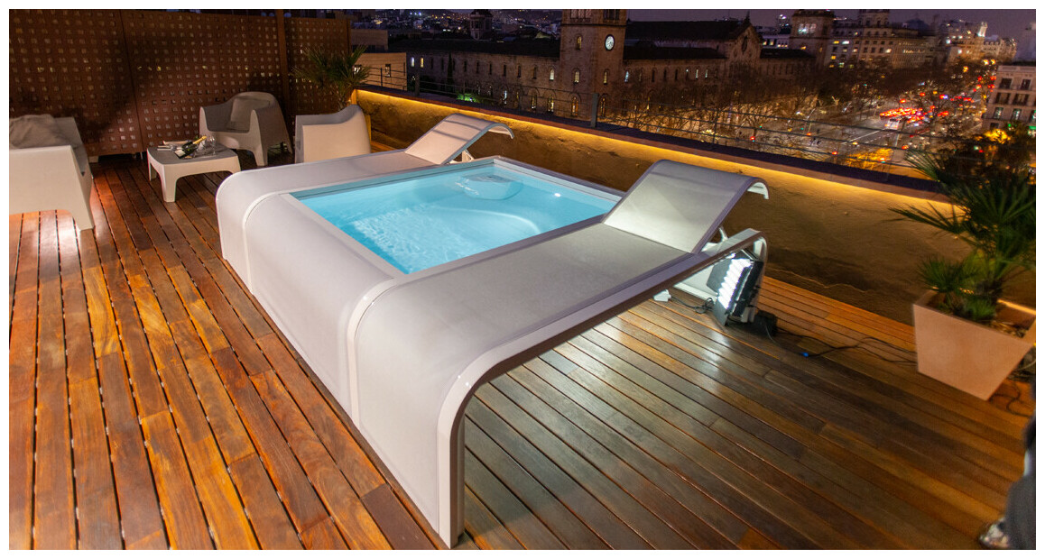 piscine Mariposa en situation terrasse