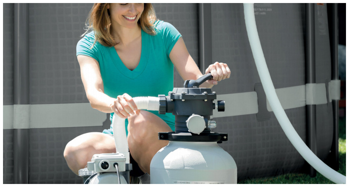 combiné éco stérilisateur filtre à sable eoc intex