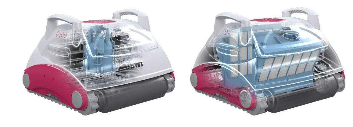 atouts du robot de piscine bwt D100