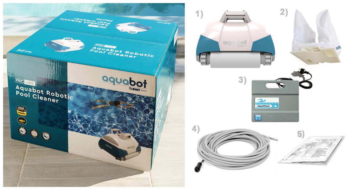 contenu avec le robot piscine aquatron FRC50