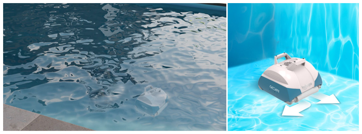 déplacement du robot piscine frc50  bwt aquatron