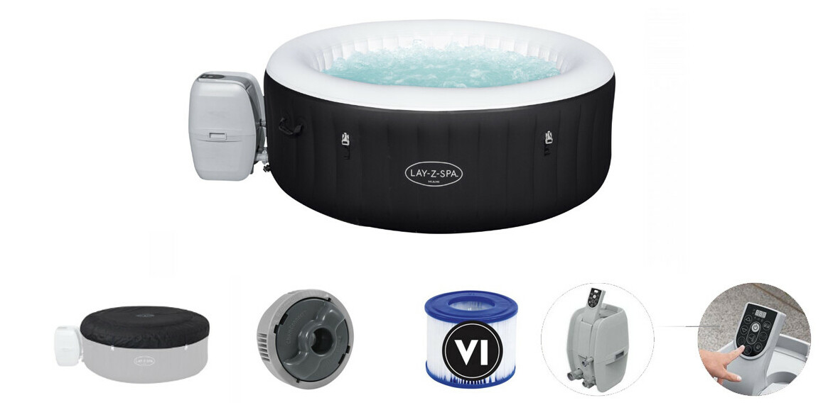 équipements du spa Miami Airjet - 2/4 places rond