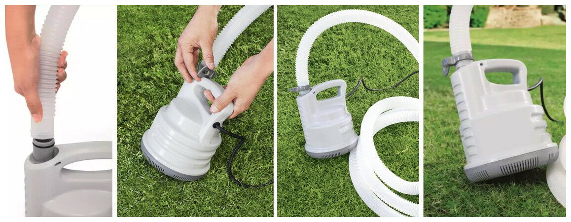 installation de la pompe vide cave par bestway 