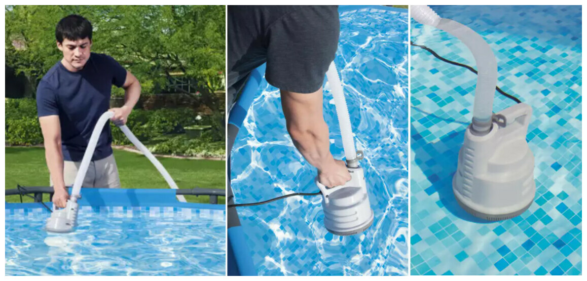 utilisation de la pompe vide cave bestway