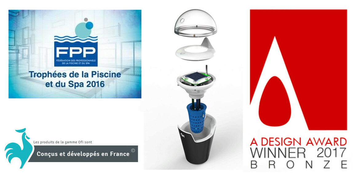 récompense de l'analyseur connecté OFI Light d'eau de piscine connecté