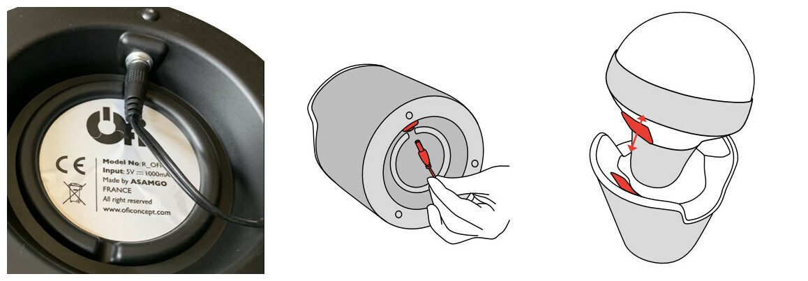 chargement de la batterie ofi