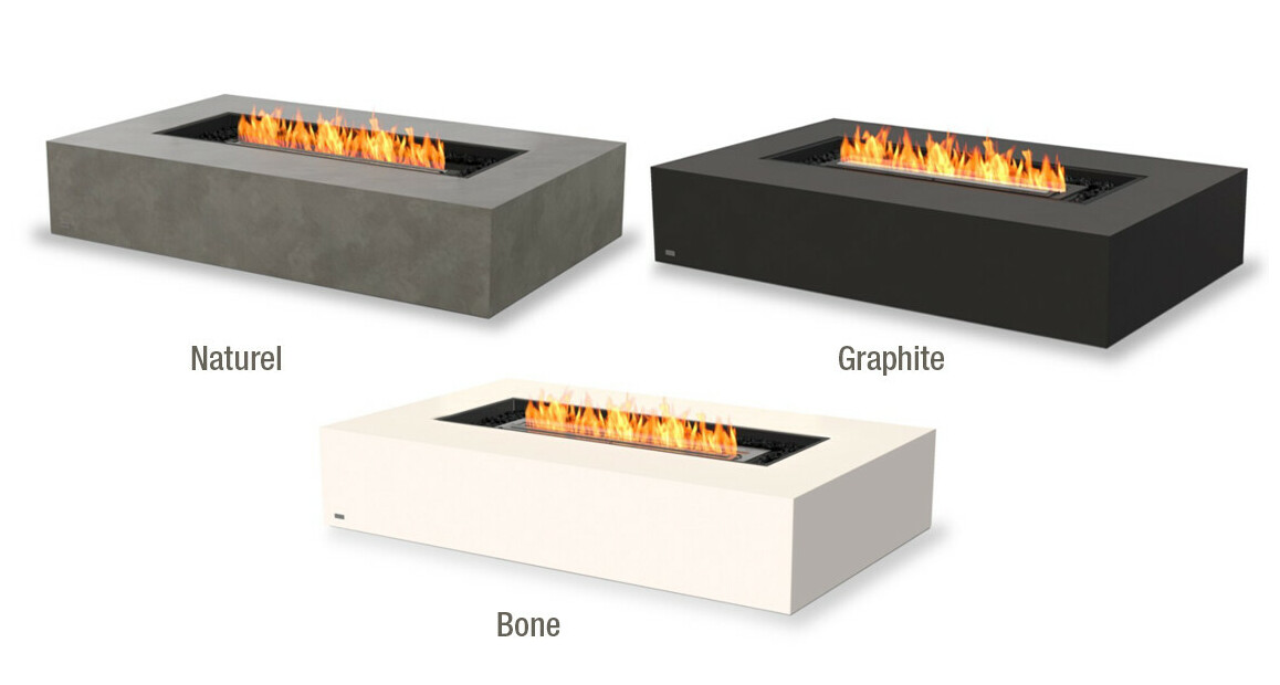 coloris de la cheminée à l'éthanol Wharf 65 d'écosmart fire