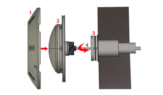 Projecteur à Leds blanches à fixer sur prise balai piscine