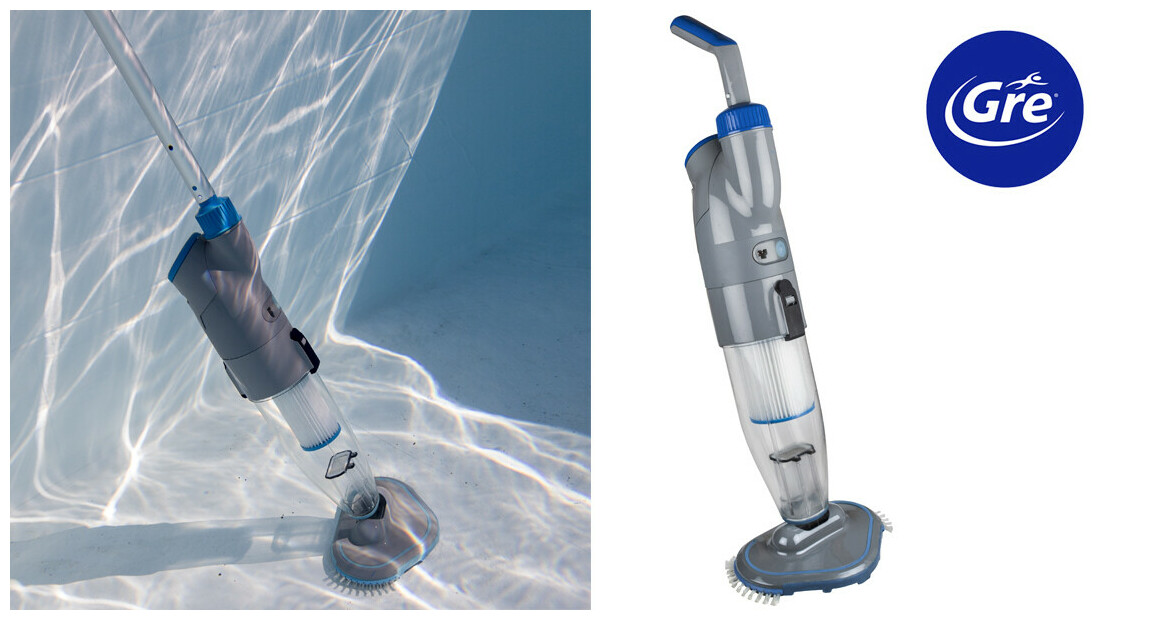robot de piscine gre super vac en situation