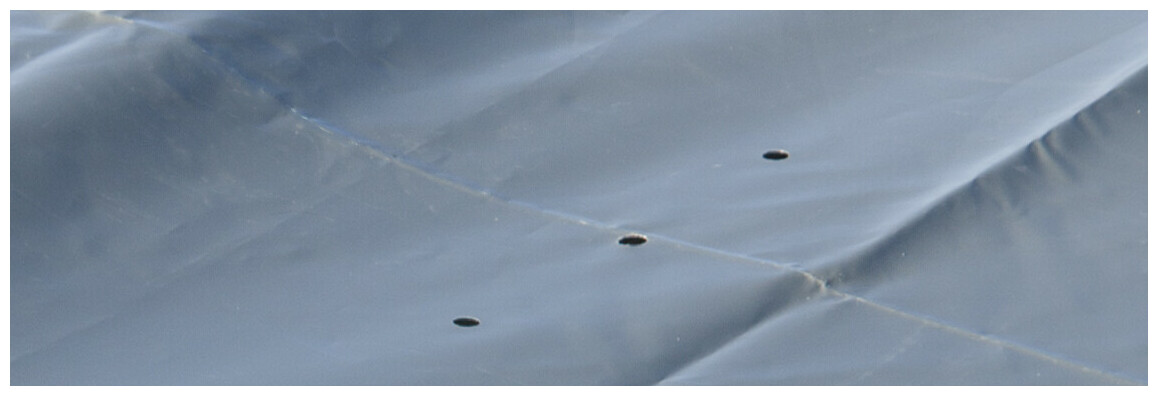 cavités de la bâche hiver pour piscine composite gre