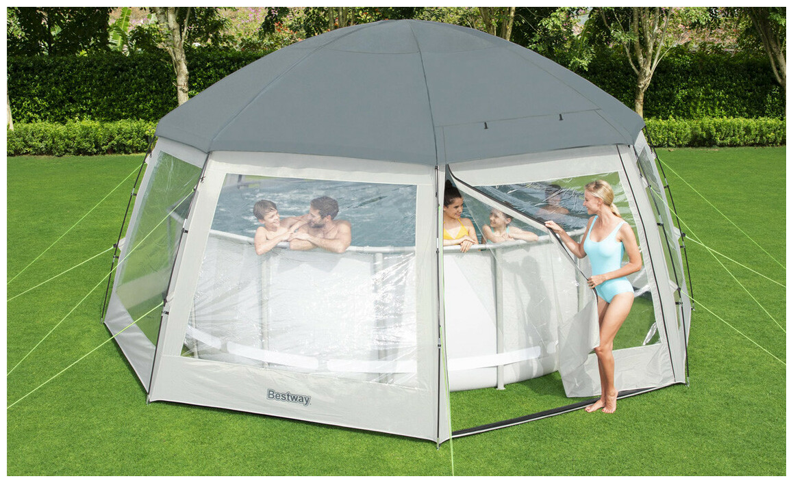 dôme de protection pour piscines hors sol et spas bestway