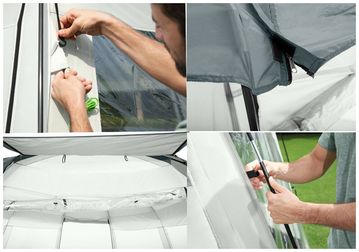 détails du Dome de protection pour piscines hors sol rondes Bestway