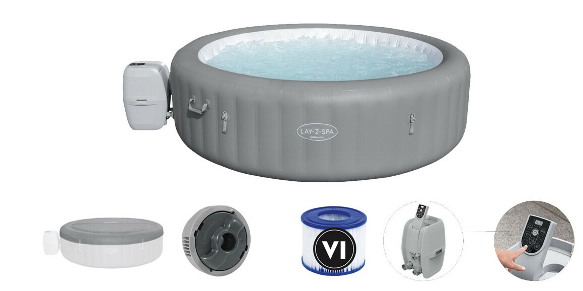 équipements du spa grenada bestway lay z