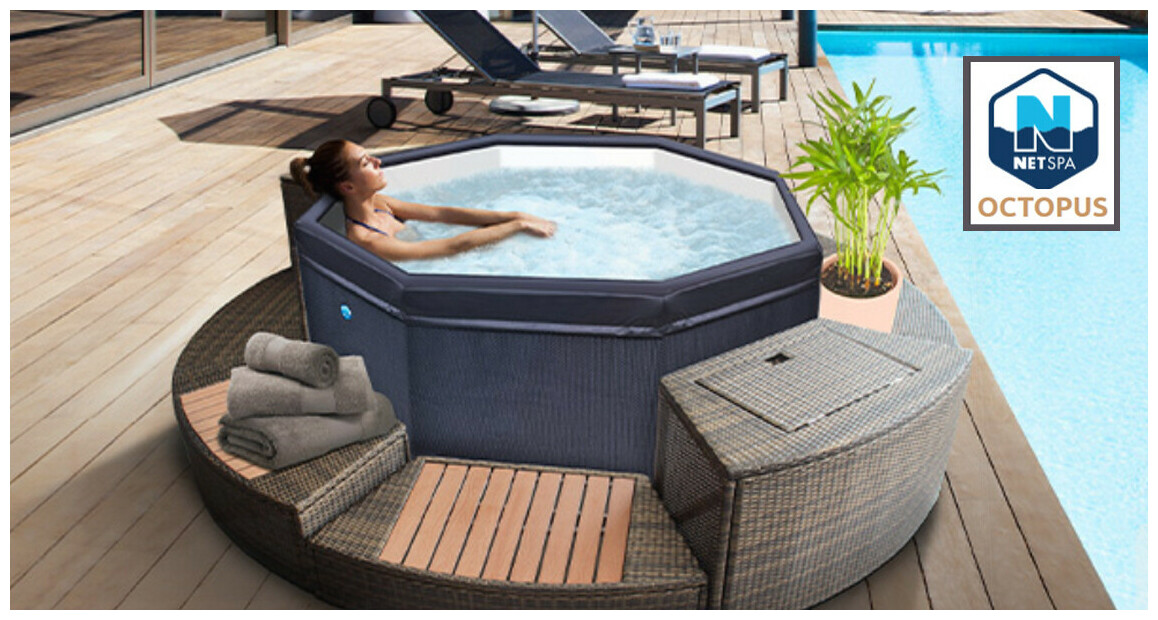 Spa Semi Rigide Netspa Octopus 6 places + 5 modules