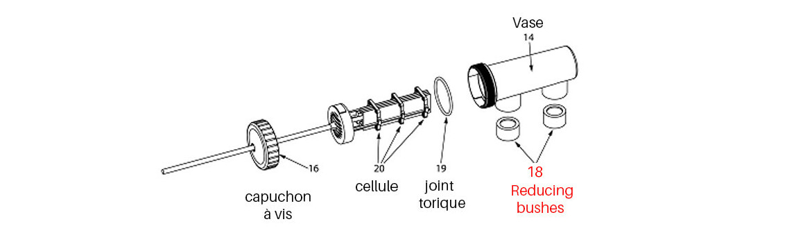 vue éclatée de la cellule fes salt + 
