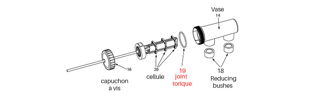 vue éclatée cellule salt+