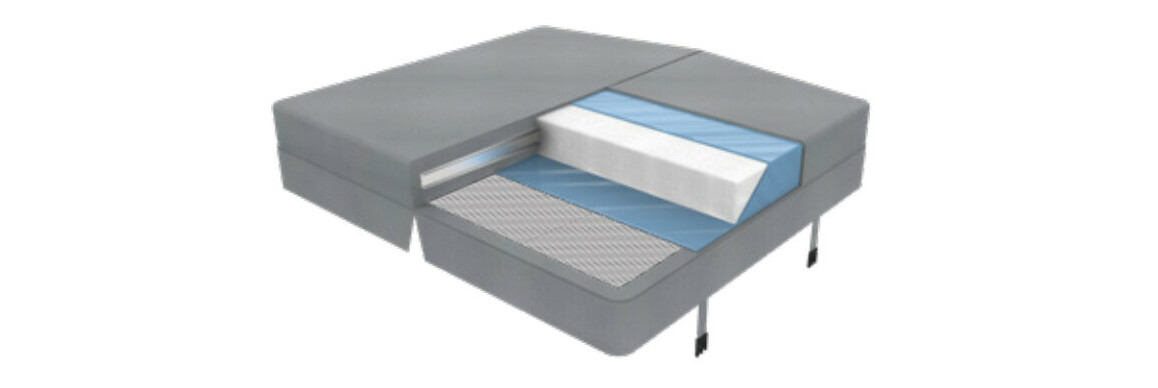 Couverture isotherme sécurisée incluse pour Spa acrylique Halfmoon 4 places - 1 allongée 3 assises
