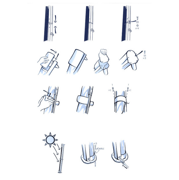 Douche solaire avec réservoir 20 L