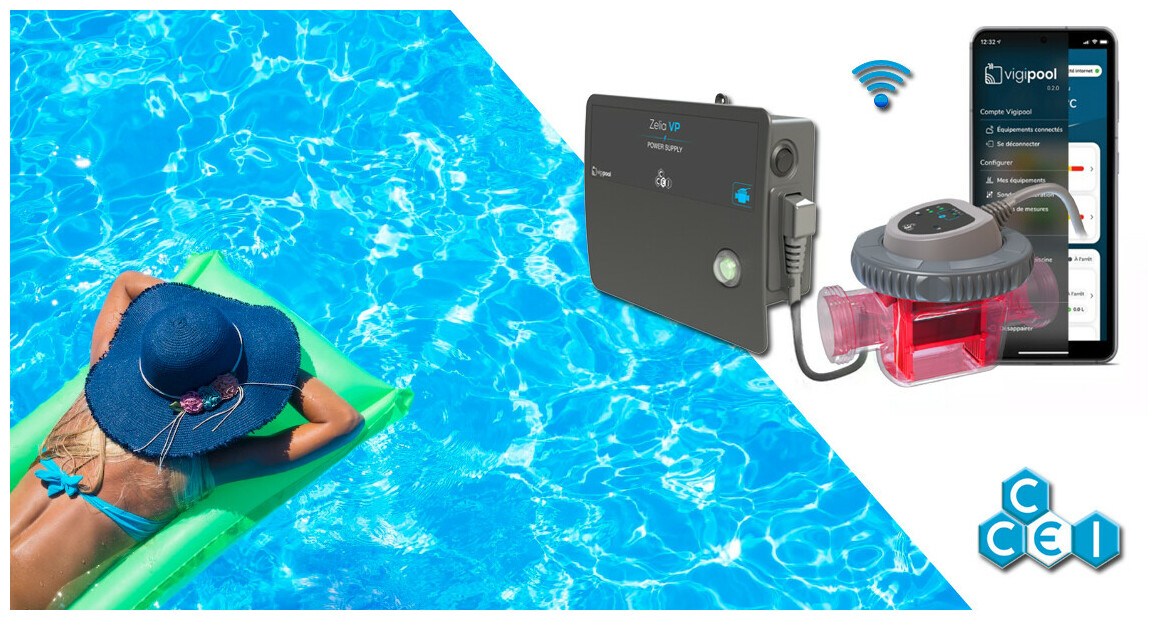 Électrolyseur Zelia VP avec connexion Wifi et bluetooth intégrée