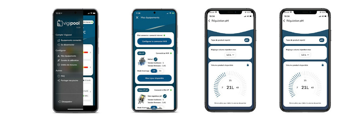 vigipool Électrolyseur Zelia VP avec connexion Wifi et bluetooth intégrée