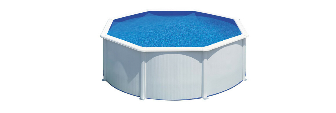 atouts Kit piscine acier blanc Fidji - Ronde Ø3.00 x H1.20 m