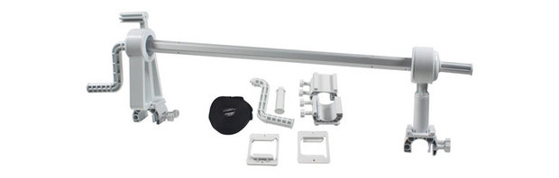 Enrouleur télescopique pour piscines hors-sol et bois