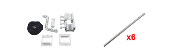 Enrouleur télescopique pour piscines hors-sol et bois - kit