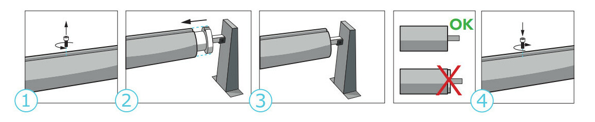 motorisation volet hors sol automatique linea cover