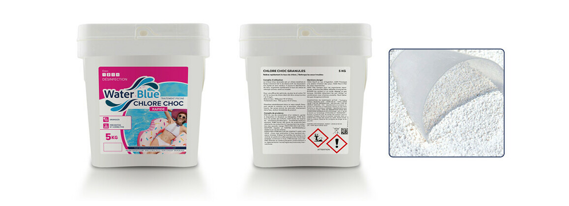 Granulé de chlore choc Waterblue