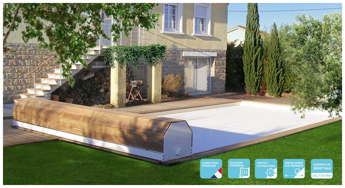 Volet Hors sol automatique avec fin de course Linea Banc by Maytronics