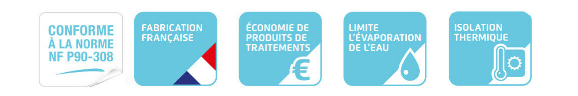 avantages du Volet Hors sol automatique avec fin de course Linea Banc by Maytronics