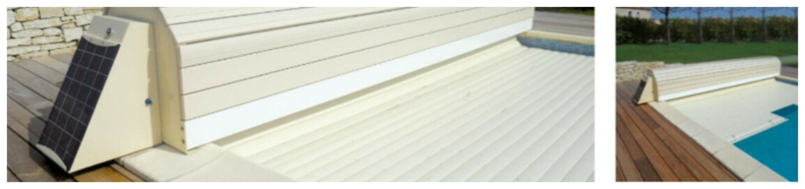 option solaire du volet banc linea Banc Maytronics